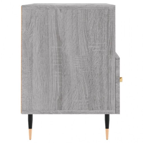 TV-bord 80 x 36 x 50 cm i konstrueret træ - grå sonoma-eg