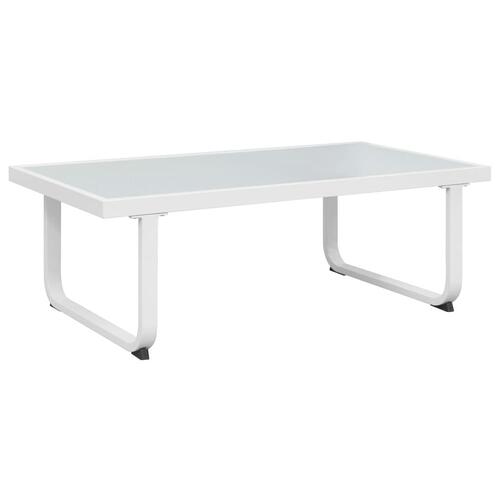 Haveloungesæt 4 dele med hynder aluminium sort