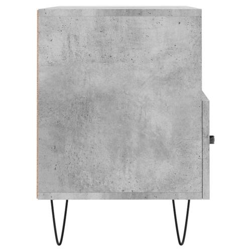 Tv-bord 80x36x50 cm konstrueret træ betongrå