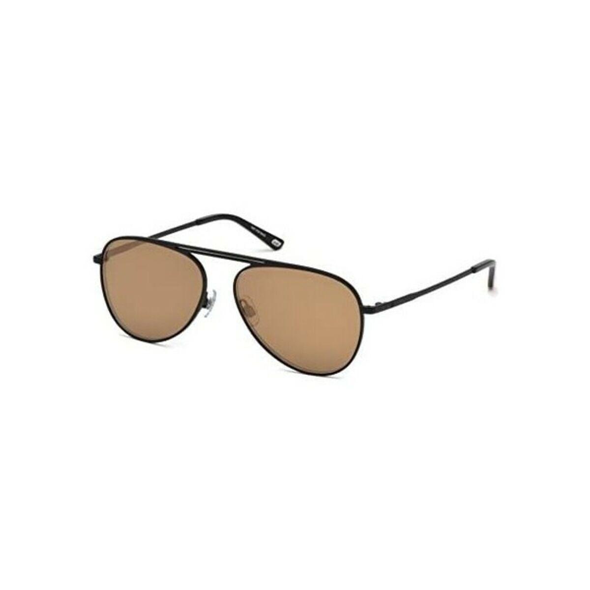Solbriller Web Eyewear WE0206-02G - 58 mm, sort, brun linse