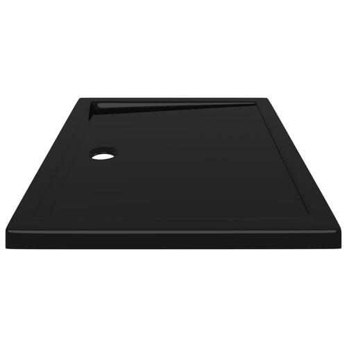 Brusekar 70x90 cm ABS rektangulært sort
