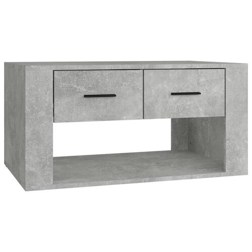 Sofabord 80x50x40 cm konstrueret træ betongrå