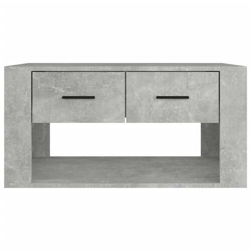 Sofabord 80x50x40 cm konstrueret træ betongrå