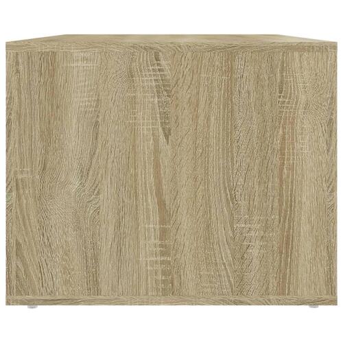 Sofabord 80x50x40 cm konstrueret træ sonoma-eg