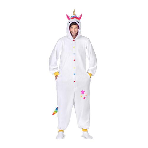 Kostume til voksne Enhjørning 2 Dele L/XL/XXL