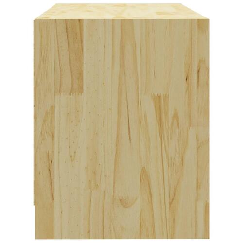 Tv-bord 80x31x39 cm massivt fyrretræ