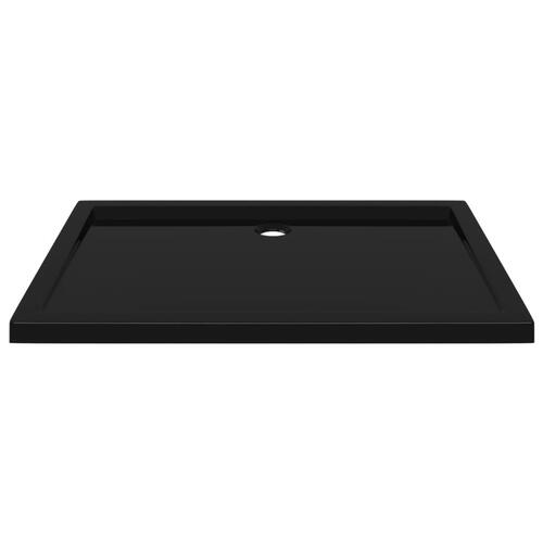 Brusekar 80x110 cm ABS rektangulært sort