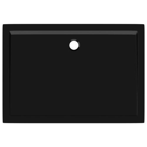 Brusekar 80x110 cm ABS rektangulært sort