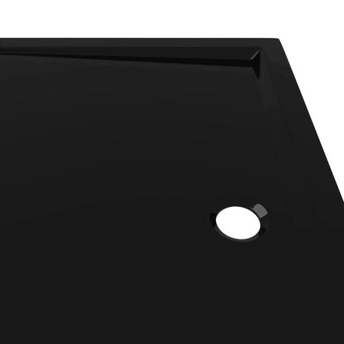 Brusekar 80x110 cm ABS rektangulært sort