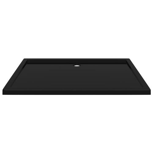 Brusekar 80x120 cm ABS rektangulært sort