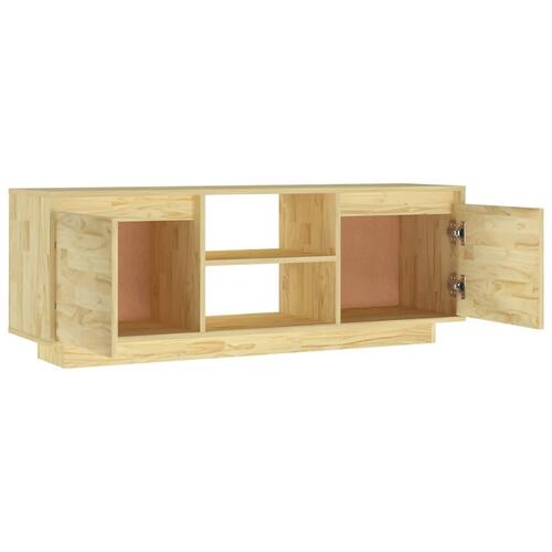 Tv-bord 110x30x40 cm massivt fyrretræ