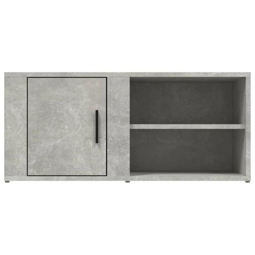 Tv-borde 2 stk. 80x31,5x36 cm konstrueret træ betongrå
