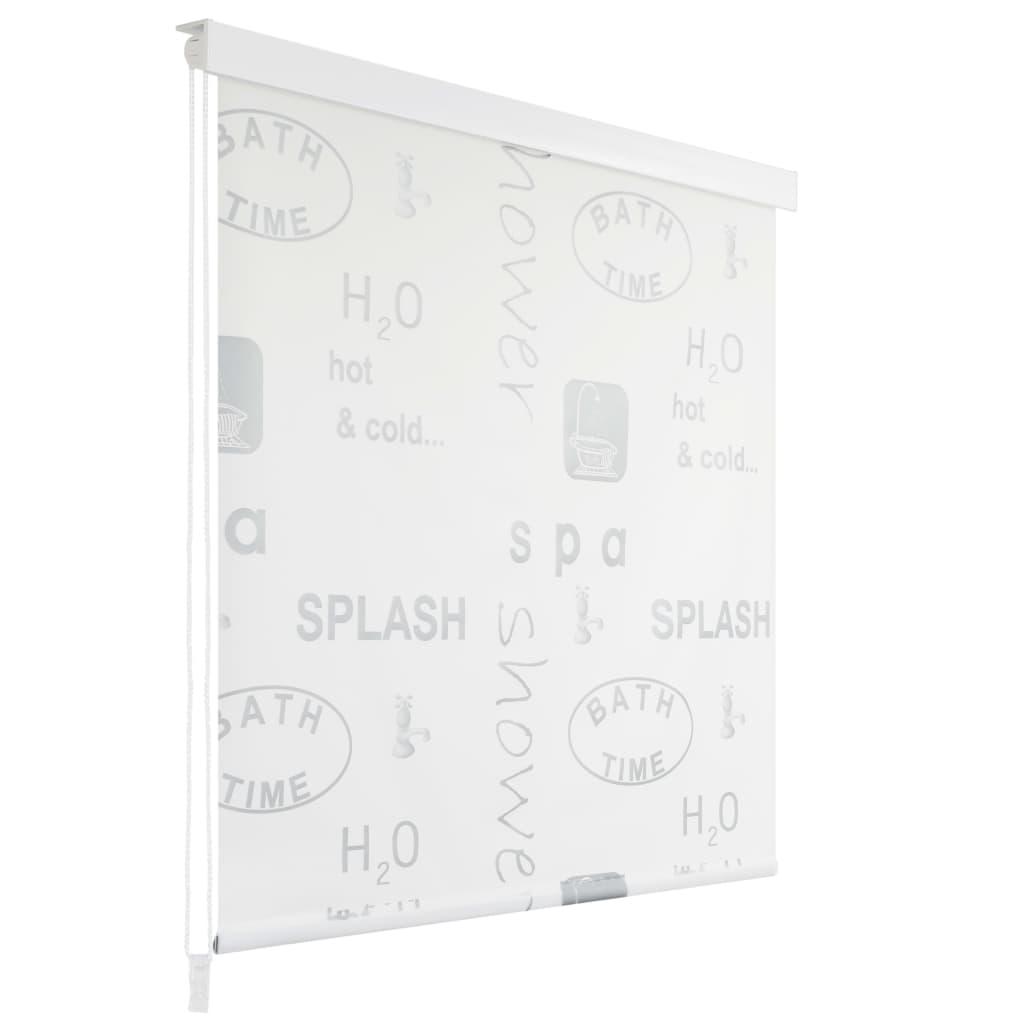 Rullegardin til badeværelse 80x240 cm splash
