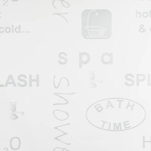 Rullegardin til badeværelse 100x240 cm splash