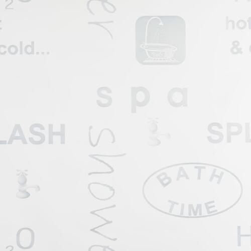 Rullegardin til badeværelse 120x240 cm splash