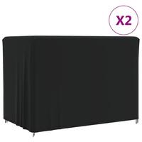 Overtræk til havemøbler 2 stk. 220x150x150 cm oxfordstof