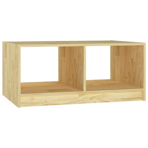 Sofabord 75x50x33,5 cm massivt fyrretræ