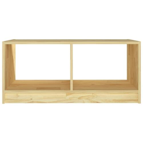 Sofabord 75x50x33,5 cm massivt fyrretræ