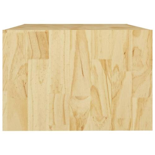 Sofabord 75x50x33,5 cm massivt fyrretræ
