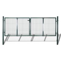 Havelåge 306 x 150 cm stål grøn