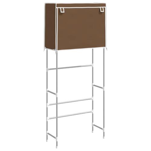 Reol over vaskemaskine 2 hylder 71x29,5x170,5 cm jern brun