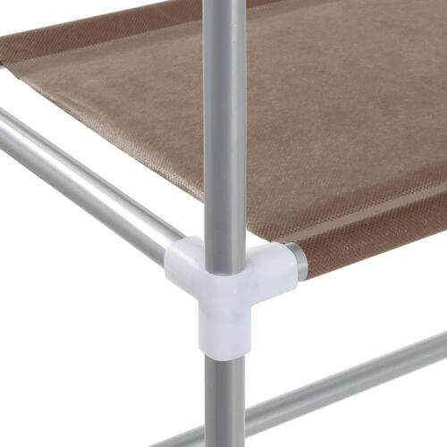 Reol over vaskemaskine 2 hylder 71x29,5x170,5 cm jern brun