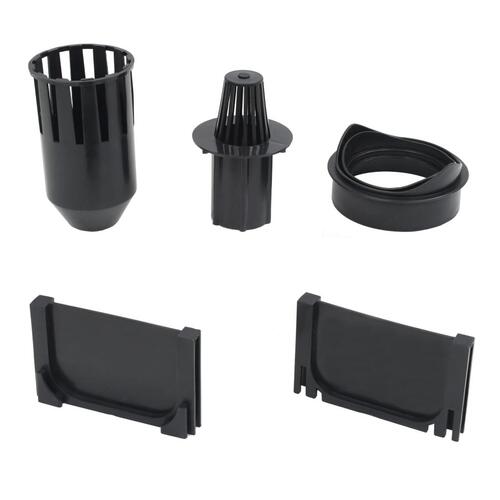 Afvandingskanaler 3 stk. plastik 3 m