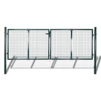 Havelåge 306 x 175 cm stål grøn