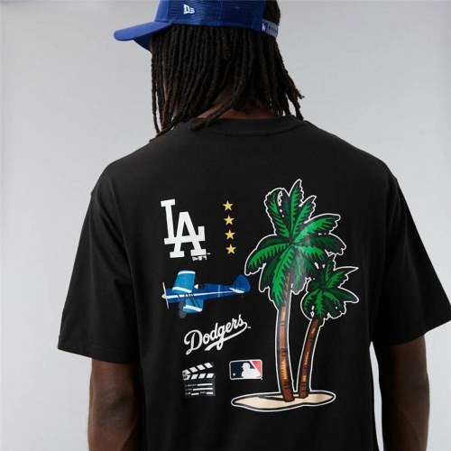New Era LA Dodgers City Graphic Oversized T-shirt til mænd - Sort, str. M