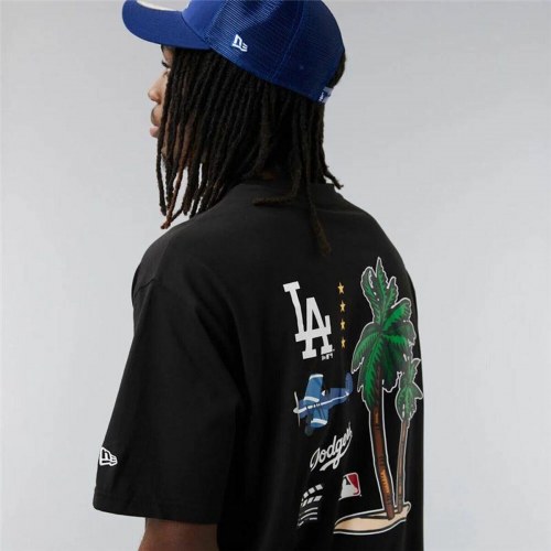 New Era LA Dodgers City Graphic Oversized T-shirt til mænd - Sort, str. M