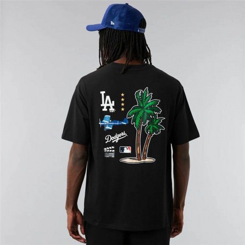 New Era LA Dodgers City Graphic Oversized T-shirt til mænd - Sort, str. M