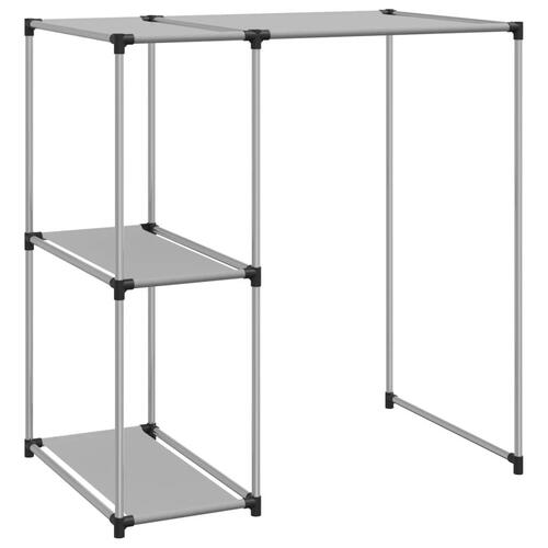 Opbevaringsreol over vaskemaskine 87x55x90,5 cm jern grå