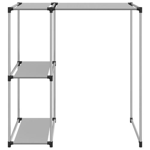 Opbevaringsreol over vaskemaskine 87x55x90,5 cm jern grå