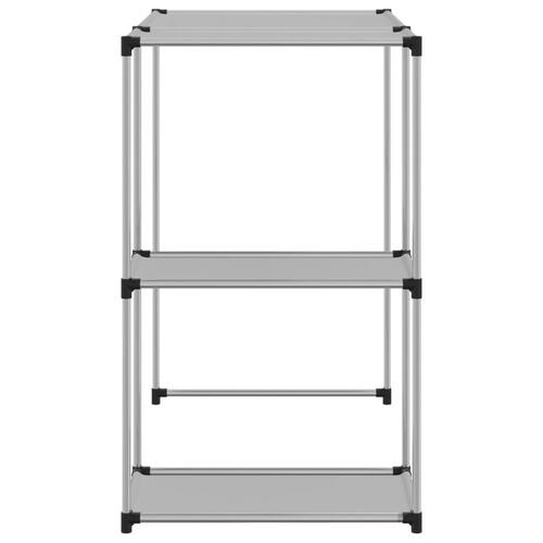 Opbevaringsreol over vaskemaskine 87x55x90,5 cm jern grå