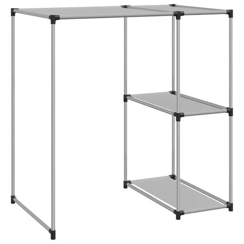 Opbevaringsreol over vaskemaskine 87x55x90,5 cm jern grå