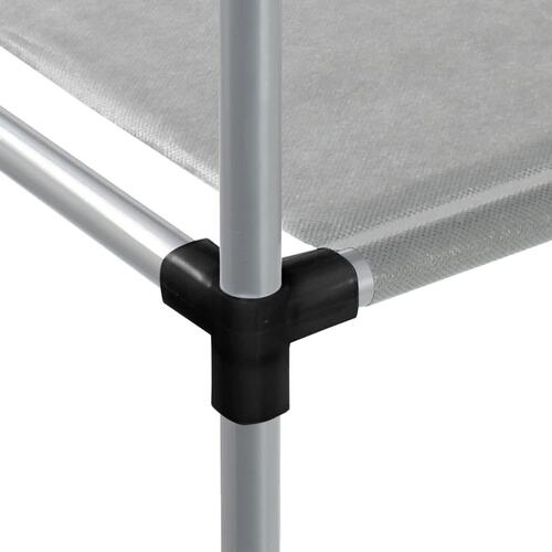 Opbevaringsreol over vaskemaskine 87x55x90,5 cm jern grå