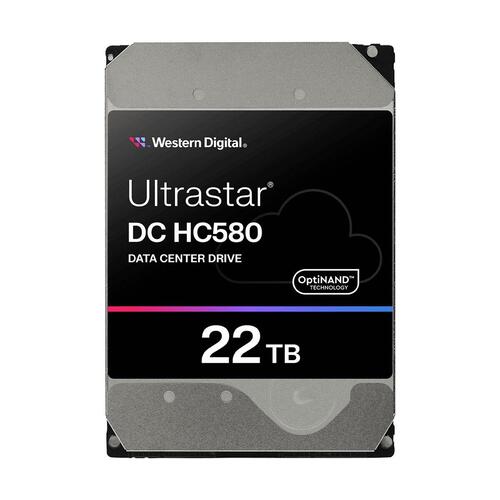 Harddisk Western Digital Ultrastar DC HC580 WUH722422ALE6L4 3,5" 22 TB