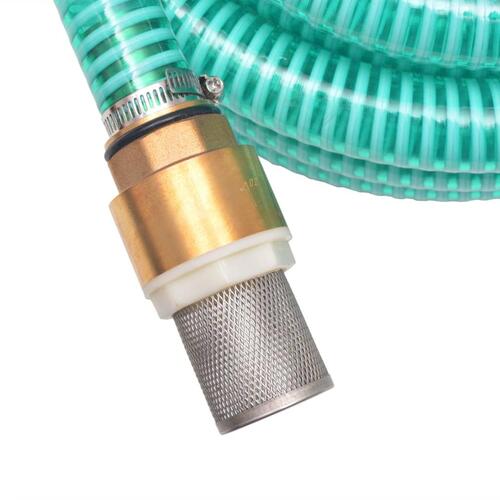 Sugeslange med messingstik 3 m 25 mm grøn