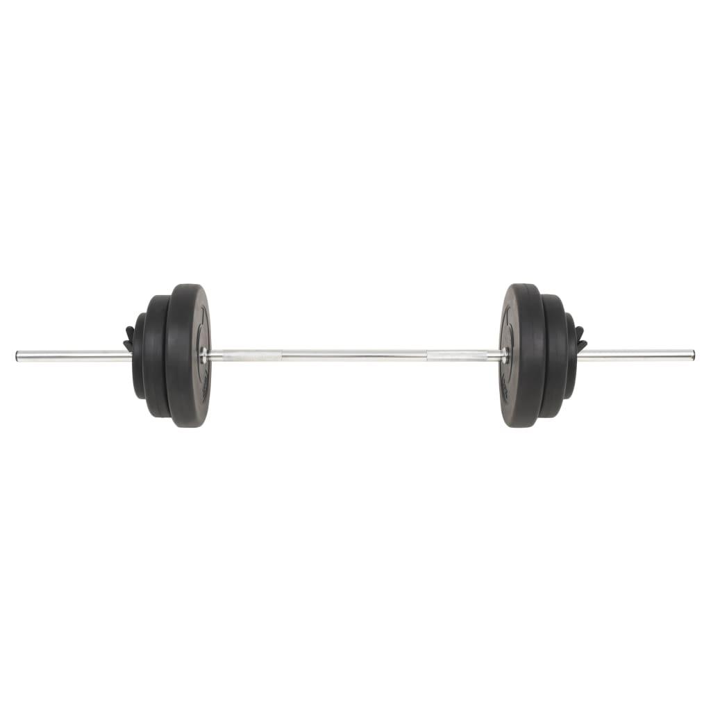 Vægtstang med skiver 60 kg