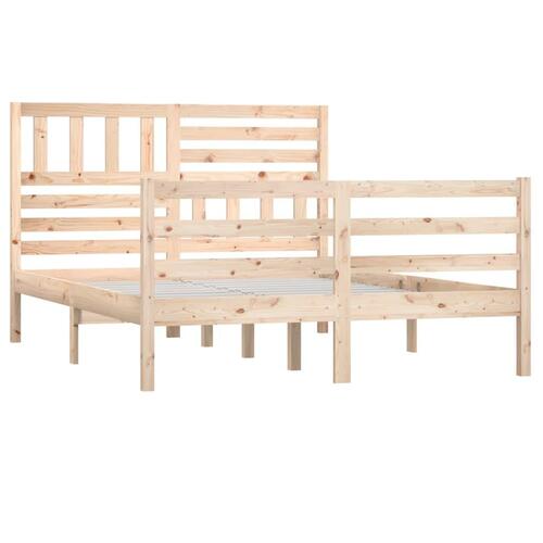 Sengeramme 140x200 cm massivt træ