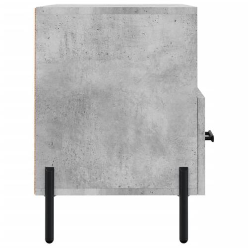 Tv-bord 80x36x50 cm konstrueret træ betongrå
