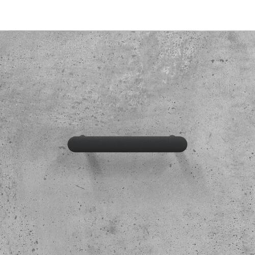 Tv-bord 80x36x50 cm konstrueret træ betongrå