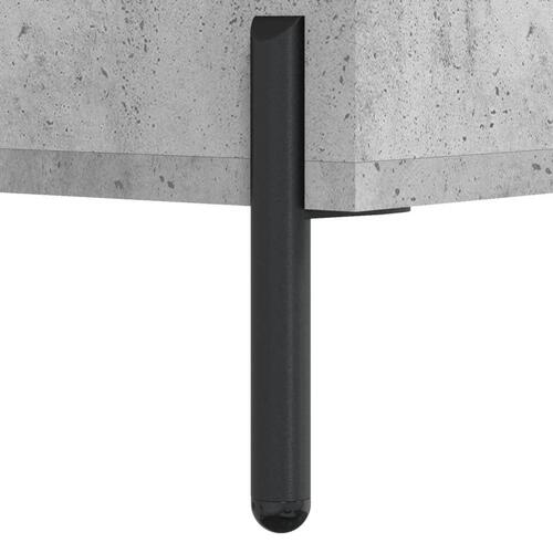 Tv-bord 80x36x50 cm konstrueret træ betongrå