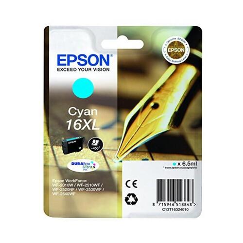 Kompatibel blækpatron Epson T16XL Sort