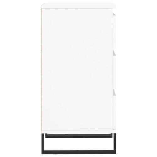 Skænk 40x35x70 cm konstrueret træ hvid