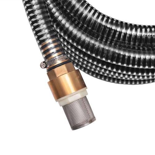 Sugeslange med messingstik 10 m 25 mm sort
