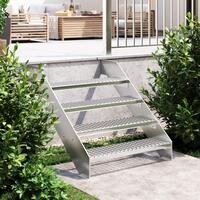 Trappetrin 80x24x7 cm trinrist galvaniseret stål