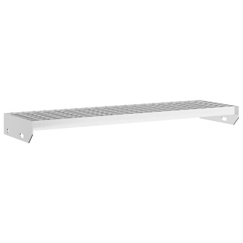 Trappetrin 80x24x7 cm trinrist galvaniseret stål