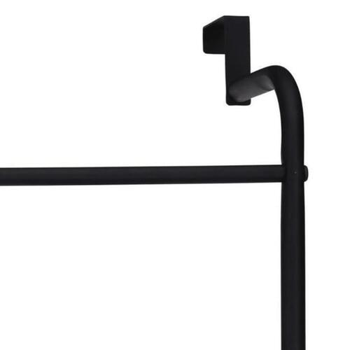 Bathroom Solutions håndklædeholder til dør metal sort