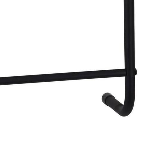 Bathroom Solutions håndklædeholder til dør metal sort